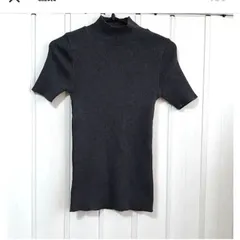 【美品★IRIE】レディース　半袖ニットシャツ　sizeS