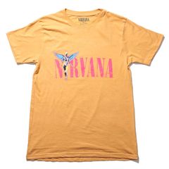 新品 ニルヴァーナ Tシャツ 公式 インユーテロ In Utero Angel(Bp) オレンジ カートコバーン グランジ 90s