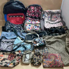 ★ LeSportsac レスポートサック 商品 18点 まとめ商品 リュック ショルダーバッグ ポシェット エコバッグ ハンドバッグ ポーチ スヌーピーコラボ商品 3.0kg