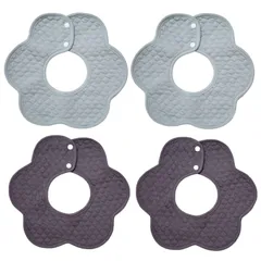 8010 EARTH Organic Bib セット売り 白 ベージュ EARTH THE
