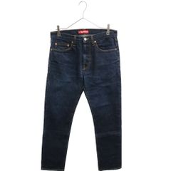 SUPREME (シュプリーム) Rigid Denim Pants リジットデニムパンツ ボタンフライ ストレートパンツ インディゴ