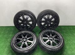 【管理番号 243-118】 コスミック ディアヴォレット スカー 18×8J +43 PCD 114.3-5H 225/50R18 DUNLOP ダンロップ スタッドレス RAV4 等