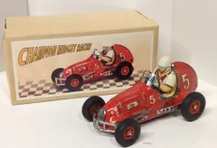 トミー 復刻版 1999年復刻 チャンピオンミゼットレーサー5 ブリキ 自動車 1999 TOMY製 チャンピオン・ミゼット・レーサー 復刻版 外箱付き
