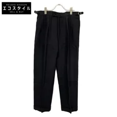 綺麗 ベルナールザンスｘビームス フランス製 上質ウール スラックス 黒 40 続〈BERNARD ZINS〉2023秋冬シーズンはもうすでに一部の商品が