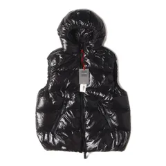 DUVETICA ダウンフードベスト 48 ブラック【試着程度未使用】 2025年最新】デュベティカ メンズ ダウンベスト48サイズの人気