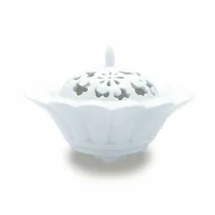 日本香堂 香炉 白磁 華香炉 有田焼 79166