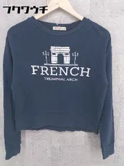 ◇ BEAMS HEART ビームス ハート プリント 長袖 トレーナー ネイビー レディース 【中古】 【1002800483167】のサムネイル