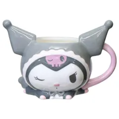 クロミ マグカップ フェイスマグ 350ml ブラックエンジェル サンリオ サンアート かわいい 食器 キャラクター グッズ 