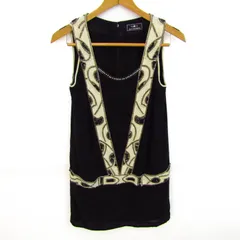 グレースコンチネンタル ノースリーブワンピース トップス レディース 36サイズ ブラック GRACE CONTINENTAL 【中古】