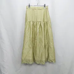 ◇ ⊂ PROPORTION BODY DRESSING ロング フレア スカート サイズM ライトグリーン系 レディース E  【1410290025765】