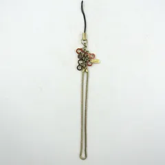 サルヴァトーレフェラガモ ストラップ ガンチーニ ロゴ キーホルダー ブランド レディース ゴールド Salvatore Ferragamo 【中古】