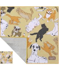 LAKABETE 巻くだけ保冷ランチクロス ノーアイロン ピタッとくっつくクロス くっつきタオル 横50×縦50cm 風呂敷 お弁当包み 収納袋 整理袋