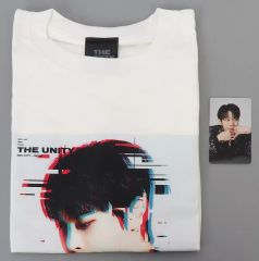[중고] 의류 도영 티셔츠 (포토 카드 포함) 화이트 L 사이즈 [NCT 127 3RD TOUR 'NEO CITY : JAPAN - THE UNITY']