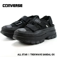 コンバース オールスター (R) トレックウエーブ サンダル OX 31310821 ブラックモノクローム ALL STAR (R) TREKWAVE SANDAL OX 韓国 厚底 サンダル ヒール  ボリュームソール 靴 レディース サンダル 可愛い