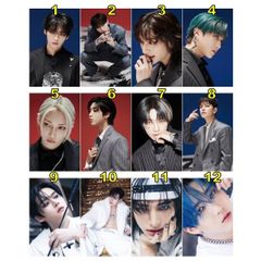 K-POP グッズ Stray Kids ストレイキッズ トレカ 風 フォトカード １２枚セット  オリジナル スキズ ステイ トレーディングカード 推し活 オタ活 パスケース