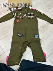 BABY DOLL ロンパース　つなぎ ベビー 90 緑