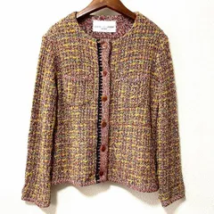 #anc ジャンニロジュディチェ GIANNI LO GIUDICE カーディガン 36 黄系 マルチ ニット ツイード風 レディース [953122]のサムネイル