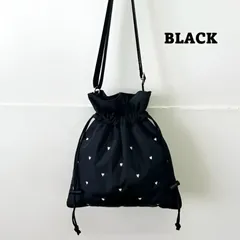 【新品】　SPRUCE（スプルス）　ショルダーバッグ　巾着　ハート　おしゃれ　可愛い　刺繍　秋冬　お出かけバッグ　斜め掛け　キルティング　デート