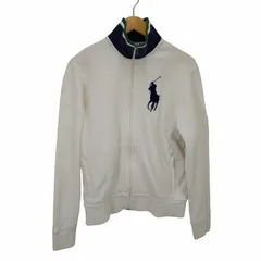 ポロバイラルフローレン Polo by RALPH LAUREN ビッグポニー 鹿の子 ジップアップ ジャケット メンズ import：M のサムネイル