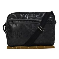 GUCCI グッチ ショルダーバッグ インプリメ GG ブラック 80KA183