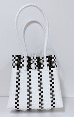 パサールバッグLサイズ　WHITE(白色)　かごバッグ　プラバッグ