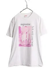 【お得なクーポン配布中!】 17AW USA製 シュプリーム アート フォト プリント Tシャツ メンズ M / 古着 Supreme オフィシャル ヘビーウェイト メッセージ グラフィック