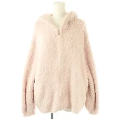 ジェラートピケ gelato pique ラビットモコパーカー ジャケット ジップアップ ルームウェア 部屋着 F ピンク /NR ■OS