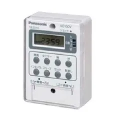 ボックス型電子式タイムスイッチ AC100V用 パナソニック(Panasonic) 1回路型 TB201K