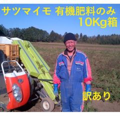 紅はるか 10kg さつまいも有機 肥料のみ  新物 紅はるか 10Kg箱 千葉県産 B品S~2Lサイズ