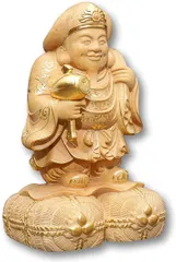 木製 木彫福の神 大黒天彫刻 高さ約63cm重さ多分20kg超 骨董時代物 2025年最新】大黒天 木彫りの人気アイテム - メルカリ