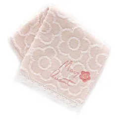 MARY QUANT (マリークヮント) タオルハンカチ レディース (ブルー / 約25cm) ハンカチタオル ハンドタオル 婦人 192005-1202-02 (アイボリー) 1