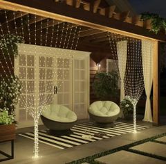 LEDカーテンストリングライト　ＯＶＥ 1200球のＬＥＤ