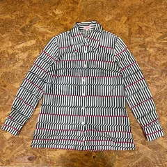 ’70s 昭和レトロ MICALADY piare 総柄 長袖シャツ M ミカレディ ロングスリーブ Ladies レディース 平成レトロ ヴィンテージ アンティーク 古着 USED