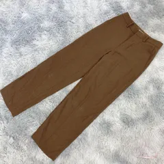 【完売】UNIQLO  ユニクロ  スラックス【W64】大人カワイイ  上品  レディース  茶系  ブラウン【送料無料】