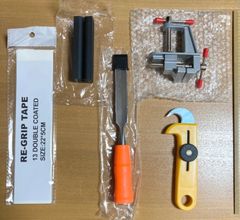 ゴルフ グリップ交換 簡易ツール5点セット