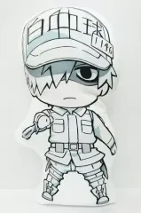 【中古】クッション・抱き枕・本体(キャラクター) 白血球(好中球) ダイカットクッション 「はたらく細胞」