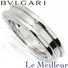 ブルガリ BVLGARI ビー・ゼロワン リング 指輪 K18WG 9号 中古 プレラブド 返品OK