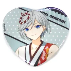 【中古】バッジ・ピンズ 月光院ノエル ハート缶バッジ 「キャラ福くじONLINE×ダンキラ!!! -Boys. be DANCING!-」 D-4賞