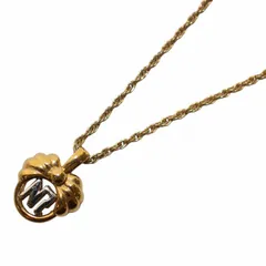 ニナリッチ NINA RICCI ネックレス ペンダント チェーン ロゴ リボンモチーフ ゴールドカラー シルバーカラー /KW ■GY18