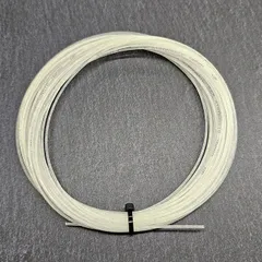 コスパ最強！日本製ストリング「お試し12Mカット品」ゴーセン(Gosen) オージーシープ ストロングダイア (1.35-1.39mm)  ホワイト 硬式テニス ナイロンモノフィラメント(030149965)【メール便発送】