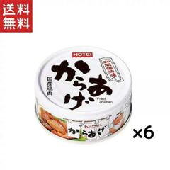 ホテイ からあげ和風醤油味45g×6缶セット 送料無料