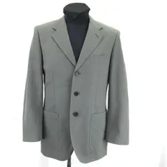 日本製★ ポール スミス★コットン100％/シングルテーラードジャケット【M/灰色】両内ポケット/センターベント/Paul Smith/Made in Japan◆BC335L<sale>