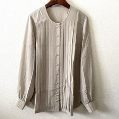 美品】ユナイテッドトウキョウ リネンライクアシメスキッパーブラウス 