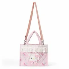 Sanrio(サンリオ) チャミキティ 白 フリル シリーズ 2way ハンドバッグ バッグ