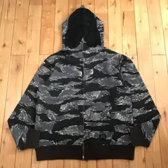 BAPE パーカー　ape タイガー　フーディ　刺繍 TIGER EMBROIDERY FULL ZIP HOODIE | bape.com