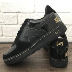 ★未使用品★ EVOKE BAPESTA スニーカー 27cm black a bathing ape BAPE STA shoes sneakers エイプ ベイプ ベイプスタ NIGO