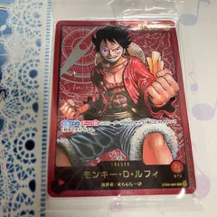 モンキー・D・ルフィ L ST01-001　未開封　レカフィグ　ワンピースカード モンキー・D・ルフィ【L】《赤》未開封 金箔押し版ST01-001