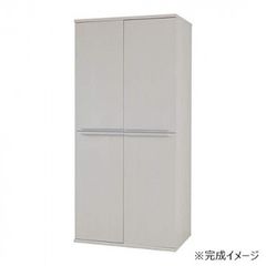 美品】アーヴァイン 75HI シューズボックス ミラー付 大川家具 26足
