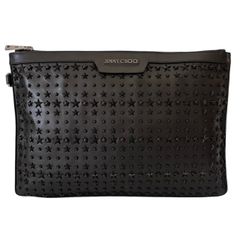 JIMMY CHOO クラッチバッグ スタースタッズ ブラック - メルカリ