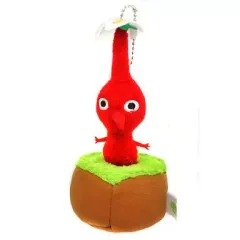 【中古】ぬいぐるみマスコット・ぬいぐるみバッジ 赤ピクミン 引っこ抜きぬいぐるみマスコット 「ピクミン」